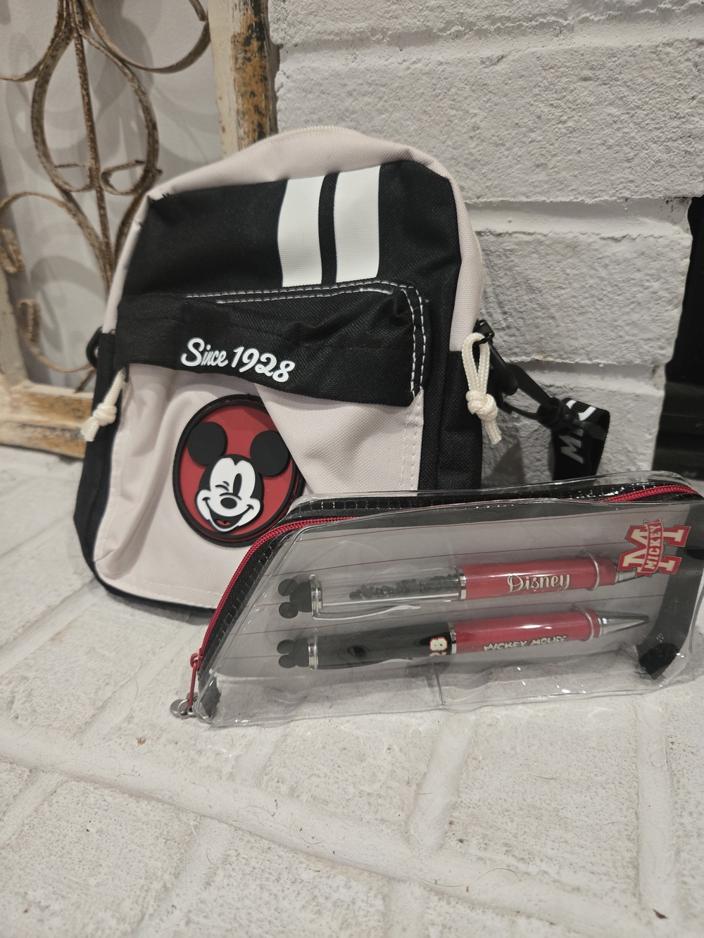 Bioworld Mickey Mouse Mini Backpack with Pen Case